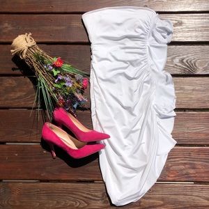 Cache Size 2 White Cocktail Dress
